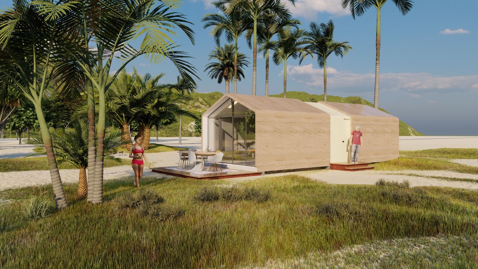 Facade en environnement balneaire