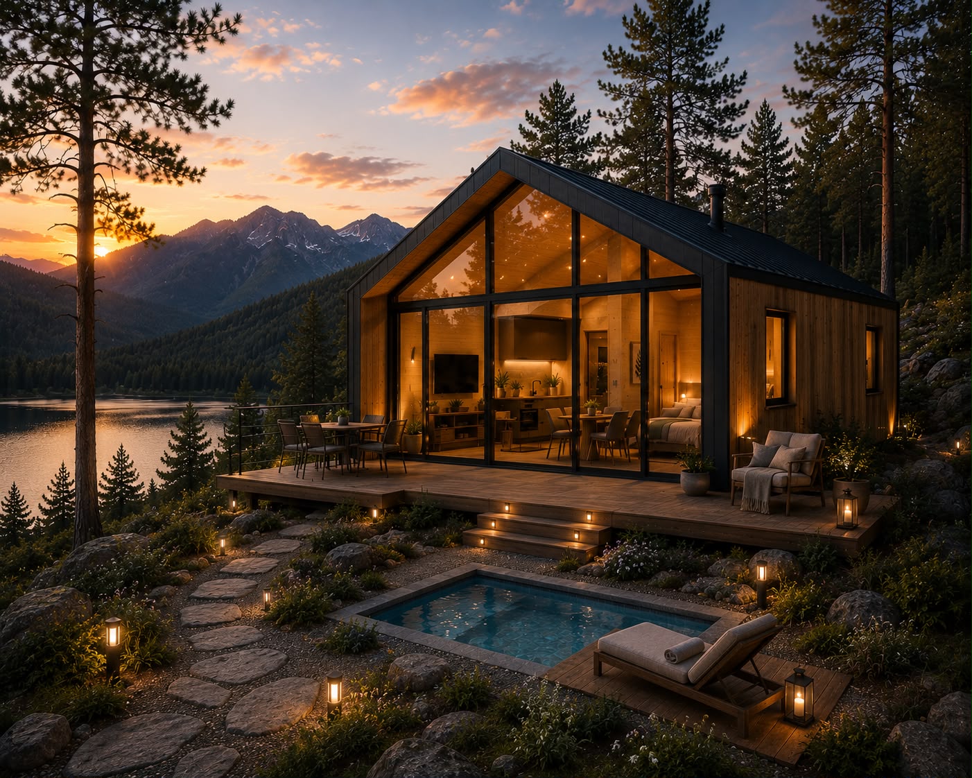 Maison modulaire premium en pleine nature